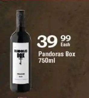 Oxford Freshmarket Pandoras Box 750ml offer