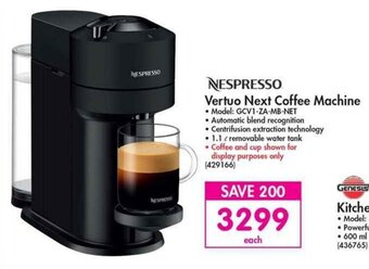 Makro Nespresso Vertuo Next Coffee Machine offer