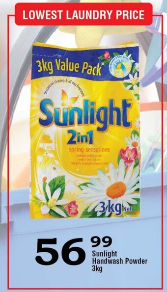 Oxford Freshmarket Sunlight Handwash Powder 3kg offer