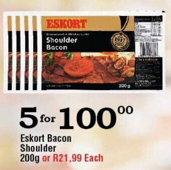 Oxford Freshmarket Eskort Bacon Shoulder 200g offer