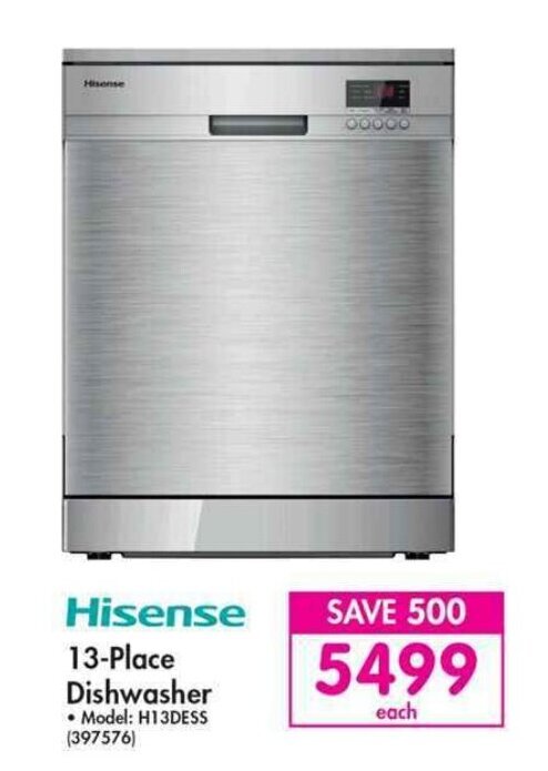 Makro Hisense 13-Place Dishwasher offer