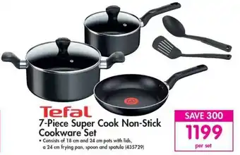 Makro Tefal Super Cook Non-Stick Cookware Set 7-piece offer