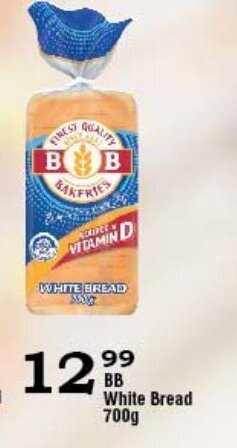 Oxford Freshmarket BB White Bread 700g offer