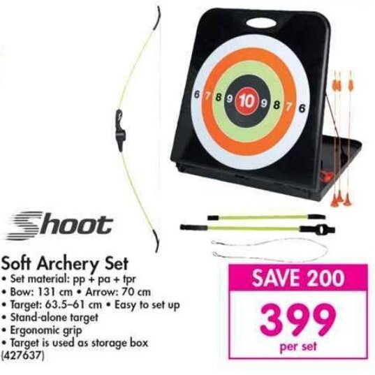 Shoot Soft Archery Set offer at Makro