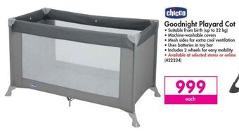 Makro Chicco Goodnight Playard Cot offer
