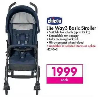 Makro Chicco Lite Way 3 Basic Stroller offer