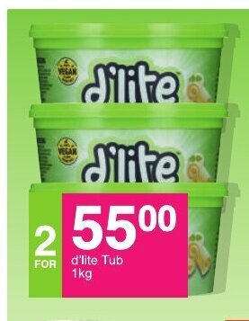Save D'Lite Tub 1kg offer