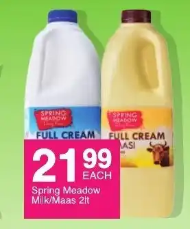 Save Spring Meadow Milk/Maas 2Lt offer