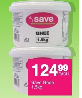 Save Save Ghee 1,5kg offer