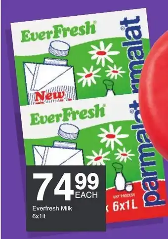 Save EverFresh Milk 6x1lt offer