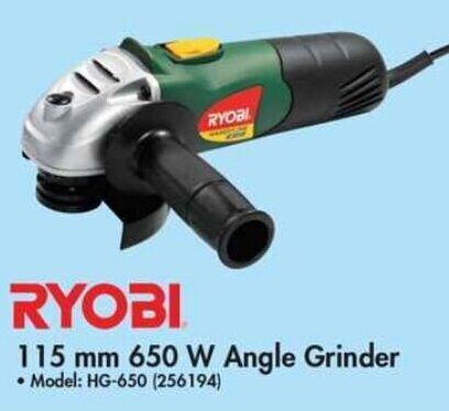 Ryobi Angle Grinder 115mm 650w offer at 
