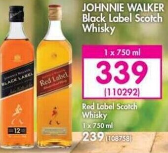 Makro Johnnie Walker Black Label Scotch Whisky 750ml offer