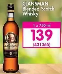Makro Clansman Blended Scotch Whisky 750ml offer