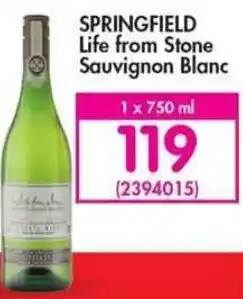 Makro Springfield Life from Stone Sauvignon Blanc 750ml offer