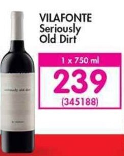 Makro Vilafonte Seriously Old Dirt 750ml offer