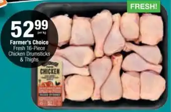 Checkers Farmer's Choice Fresh Chicken Drumsticks & Thighs 16-piece offer