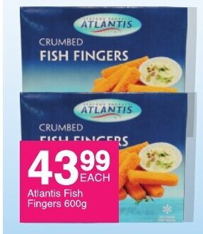 Save Atlantis Fish Fingers 600g offer