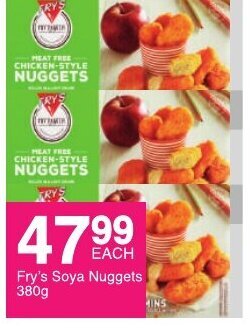 Save Fry's Soya Nuggets 380g offer