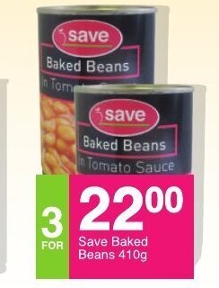 Save Save Baked Beans 410g offer