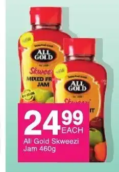 Save All Gold Skweezi Jam 460g offer