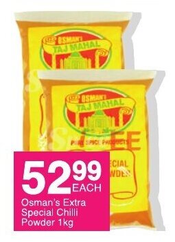 Save Osman's Extra Special Chilli Powder 1kg offer