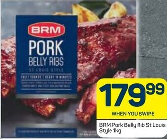 BRM Pork Belly Rib St Louis Style 1kg