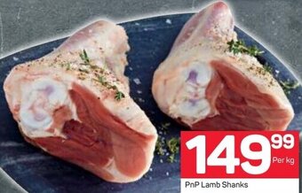 Pick n Pay PnP Lamb Shanks offer