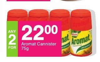 Save Aromat Cannister 75g offer