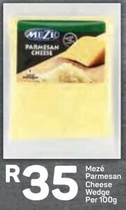 Pick n Pay Mezé Parmesan Cheese Wedge 100g offer
