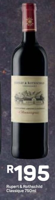 Pick n Pay Rupert & Rothschild Classique 750ml offer