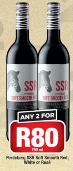 Perdeberg SSR Soft Smooth Red, White or Rose