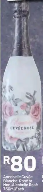 Pick n Pay Annabelle Cuvée Blanche, Rosé or Non- Alcoholic 750ml offer