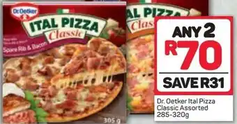 Pick n Pay Dr. Oetker Ital Pizza Classic Assorted 285-320g offer