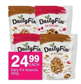 Save Daily Fix Granola 350g offer