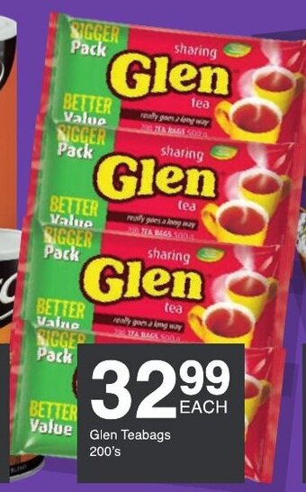 Save Glen Teabags 200's offer