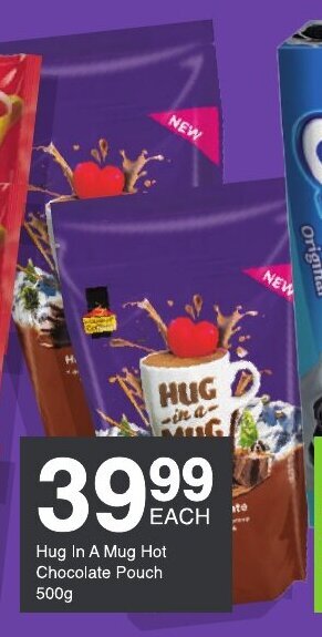 Save Hug In A Mug Hot Chocolate Pouch 500g offer