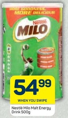 Pick n Pay Nestlé Milo Malt Energy Drink 500g offer