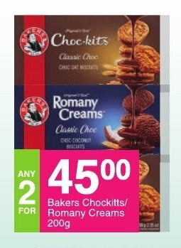 Bakers Chockitts/ Romany Creams 200g