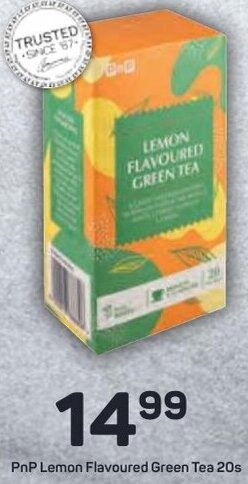 Pick n Pay PnP Lemon Flavoured Green Tea 20s offer