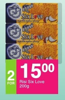 Save Risi Six Love 200g offer