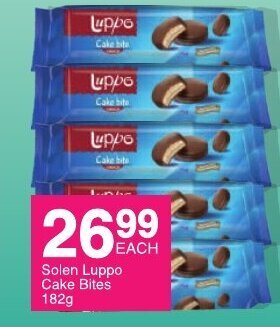 Save Solen Luppo Cake Bites 182g offer