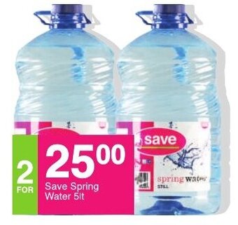 Save Save Spring Water 5lt offer