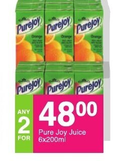 Save Pure Joy Juice 6x200ml offer