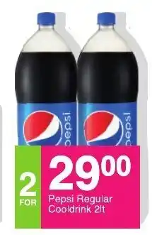 Save Pepsi Regular Cold Drinks 2Lt offer