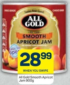 Pick n Pay All Gold Smooth Apricot Jam 900g offer
