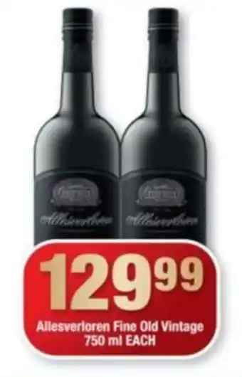 Allesverloren Fine Old Vintage 750 ml each
