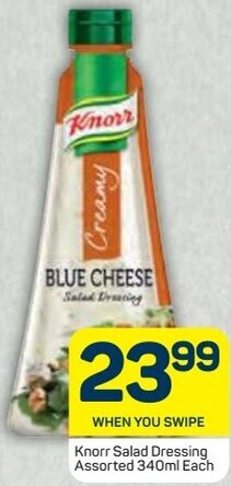 Pick n Pay Knorr Salad Dressing Assorted 340ml offer