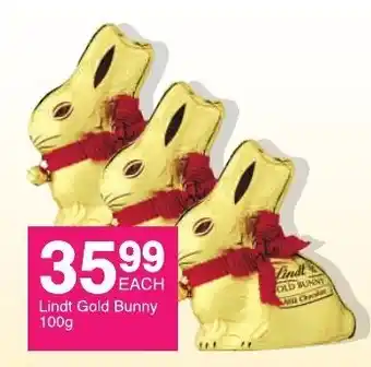 Save Lindt Gold Bunny 100g offer