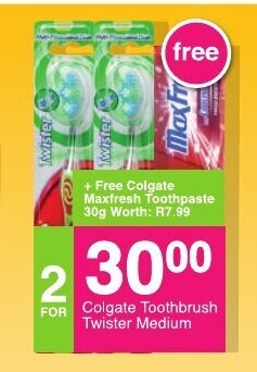 Colgate Toothbrush Twister Medium