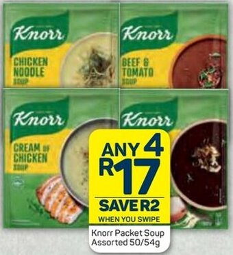 Pick n Pay Knorr Packet Soup Assorted 50/54g offer